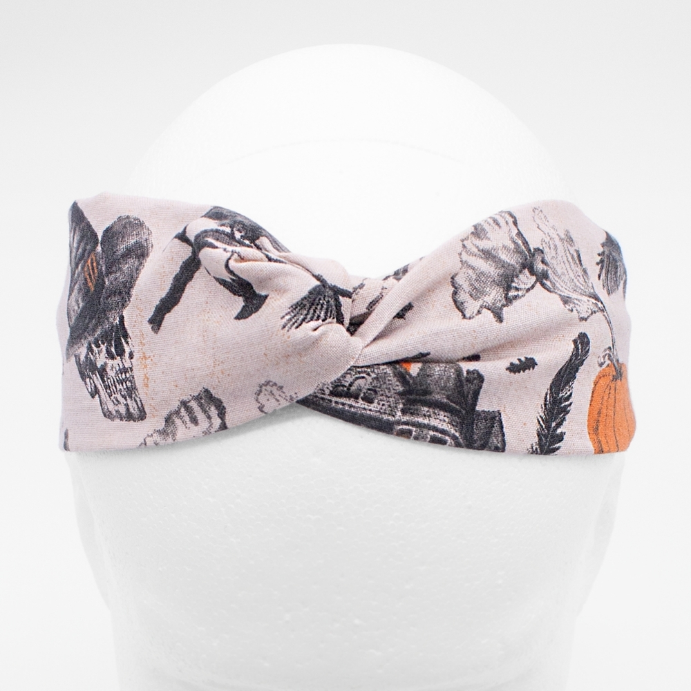 Haunted House - Halloween Knotted Cloth Headband